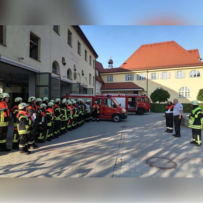 Spitzenleistung bei der diesjährigen Inspektion der Freiwilligen Feuerwehr Emersacker