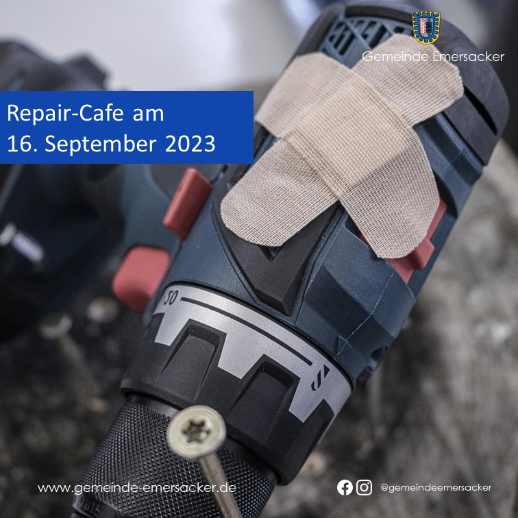 Repair-Cafe am 16. September im Gemeindesaal