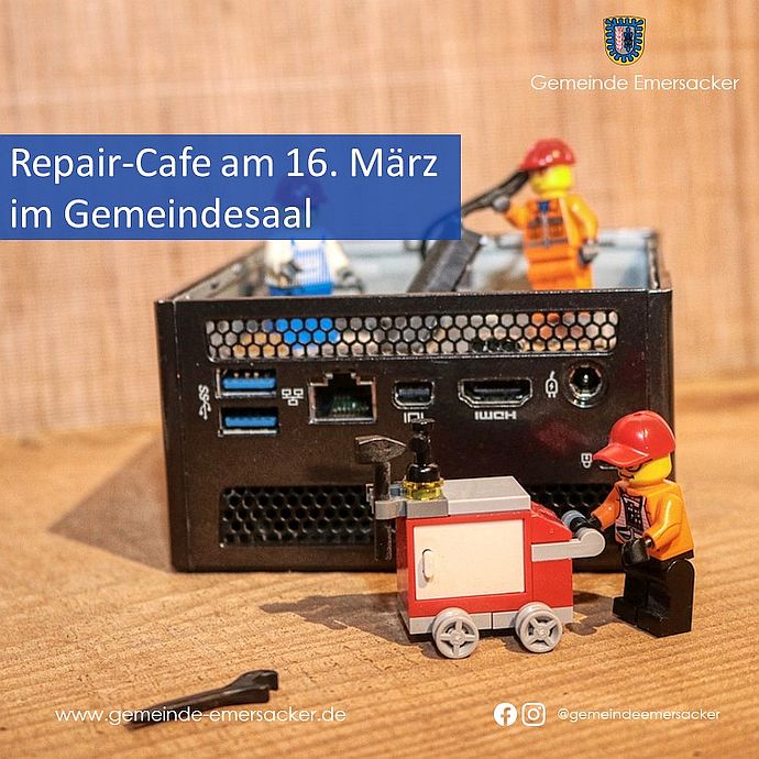 Repair-Café öffnet wieder seine Türen am 16. März!