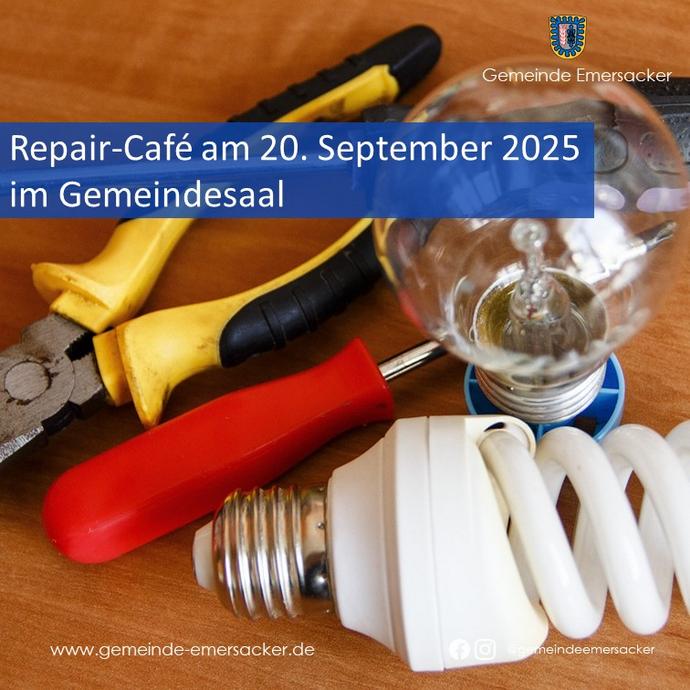 Repair-Café in Emersacker – am 20. September 2025