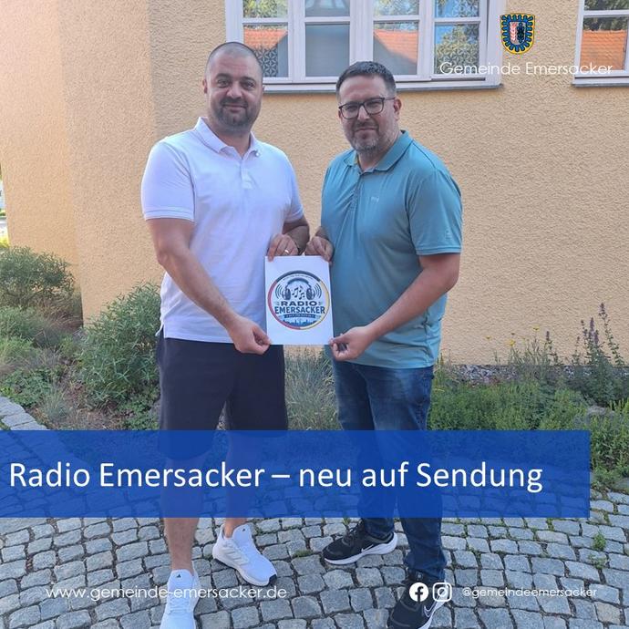 Hobbyprojekt aus Emersacker: „Radio Emersacker“ geht auf Sendung