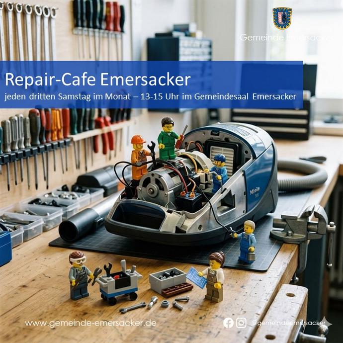 Reparieren statt wegwerfen – Repair-Café und Schlosswerkstatt Emersacker laden ein