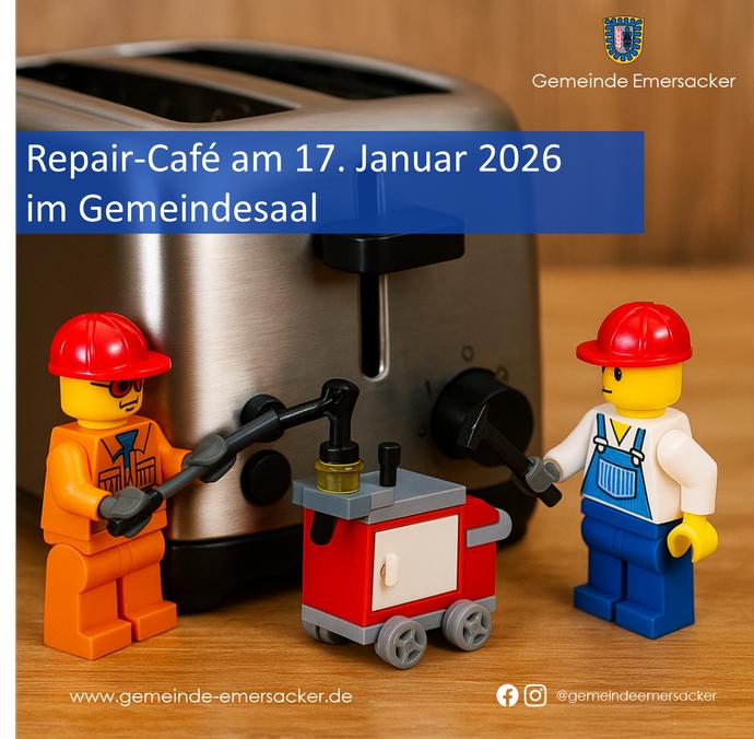 Am 17. Januar 2026 wieder Repair-Café in Emersacker