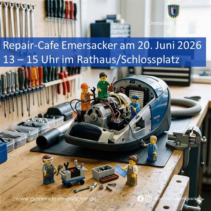 Repair-Café Emersacker am 20. Juni 2026