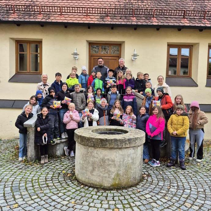 Besuch der Viertklässler im Rathaus