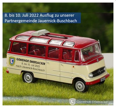 Ausflug zur Partnergemeinde Jauernick-Buschbach vom 8. bis 10. Juli 2022