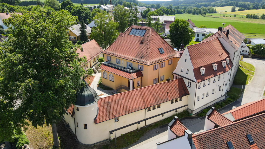 Schloss Luftaufnahme